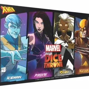 Skaffa nu - Marvel Dice Throne X-Men Box 1 (Iceman, Psylocke, Storm, Wolverine)