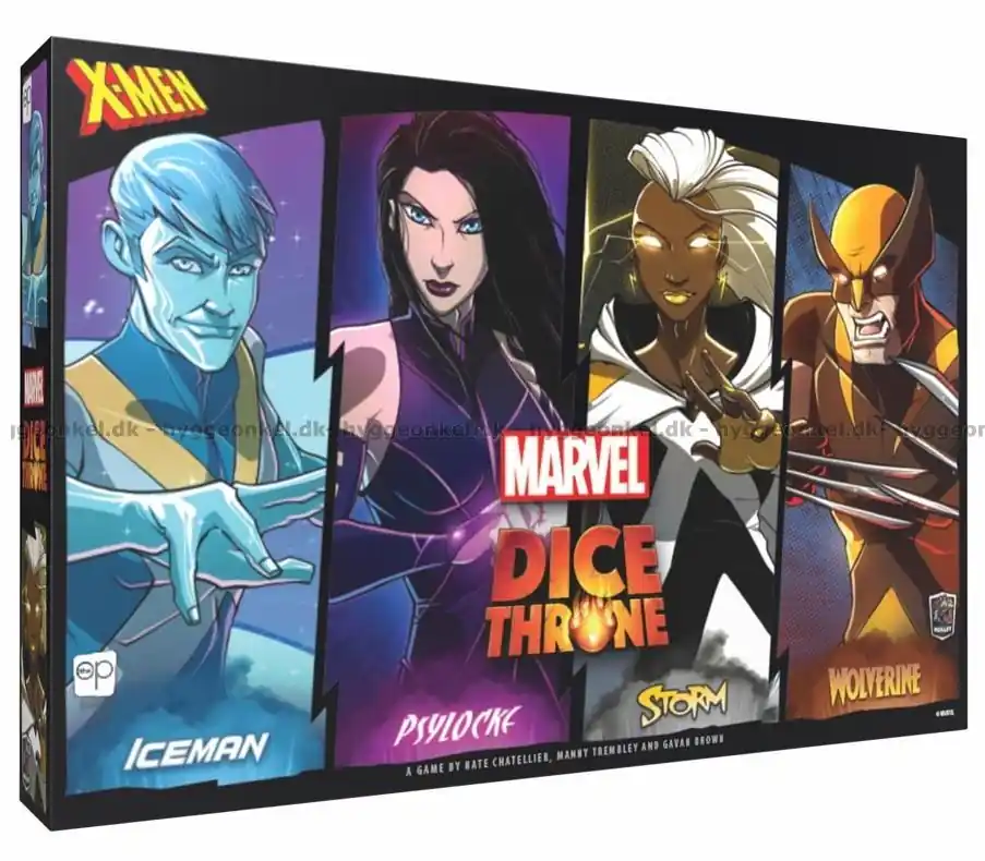 Skaffa nu - Marvel Dice Throne X-Men Box 1 (Iceman, Psylocke, Storm, Wolverine)