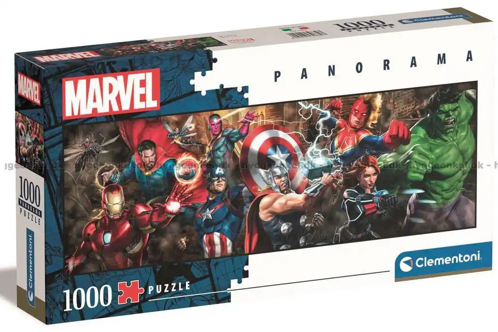 Enkel retur | Marvel Avengers - Panorama, 1000 bitar