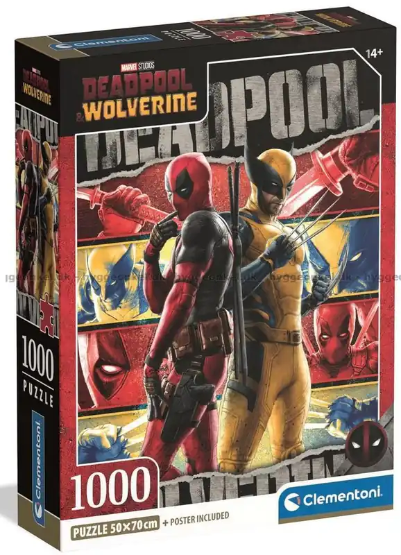 Reapris | Marvel Deadpool & Wolverine, 1000 bitar