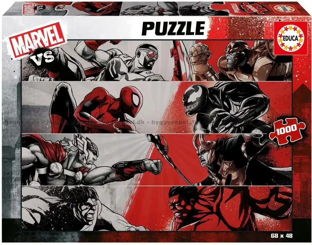 Marvel Hjältar mot skurkar, 1000 bitar - Dagens deal