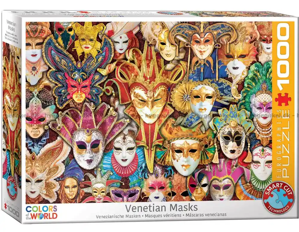 Under begränsad tid | Masker från Venedig, 1000 bitar