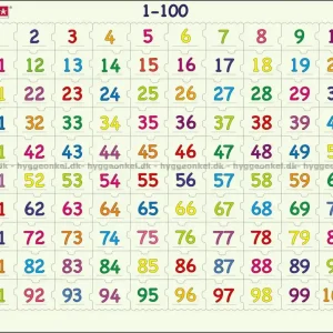 Superpris | Matematik 1-100 - Rampussel, 100 bitar