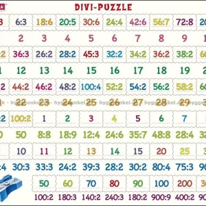 Beställ direkt | Matematik Division - Rampussel, 58 bitar
