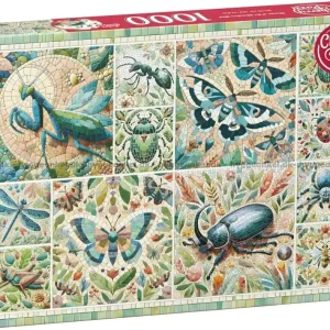 Bra pris just nu | Mosaik av insekter, 1000 bitar