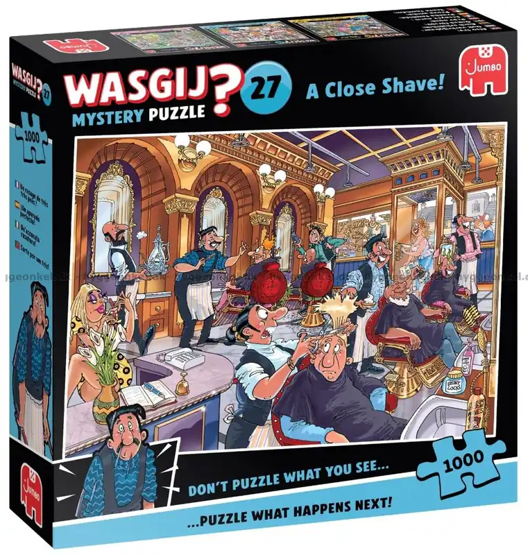 Beställ direkt - Mystery 27 Hos frisören!, 1000 bitar