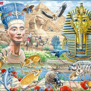 Beställ online | Nefertiti och Tutankhamon - Rampussel, 85 bitar