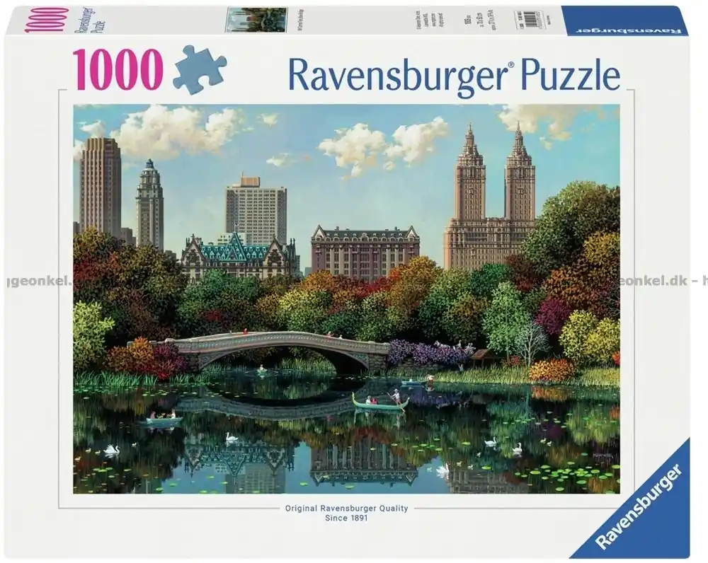 New York Central Park - Bow Bridge, 1000 bitar | Bästa pris