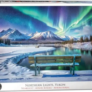 Norrsken över Yukon, Kanada, 1000 bitar - Snart slut