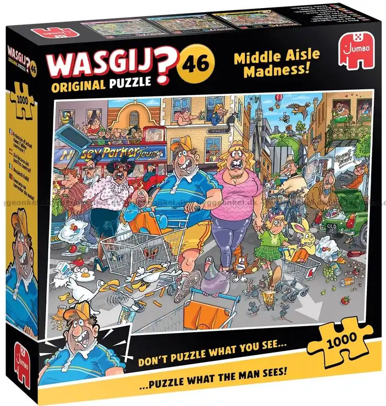 Original 46 Kaos i centrum!, 1000 bitar - Finns tillgänglig