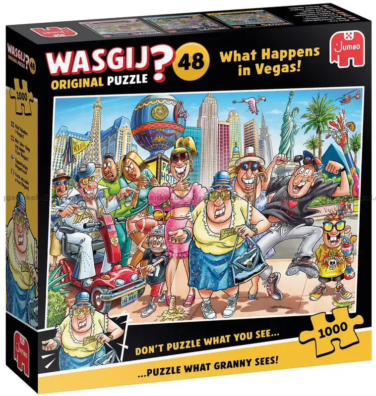 Original 48 Vad händer i Vegas!, 1000 bitar - Bara idag
