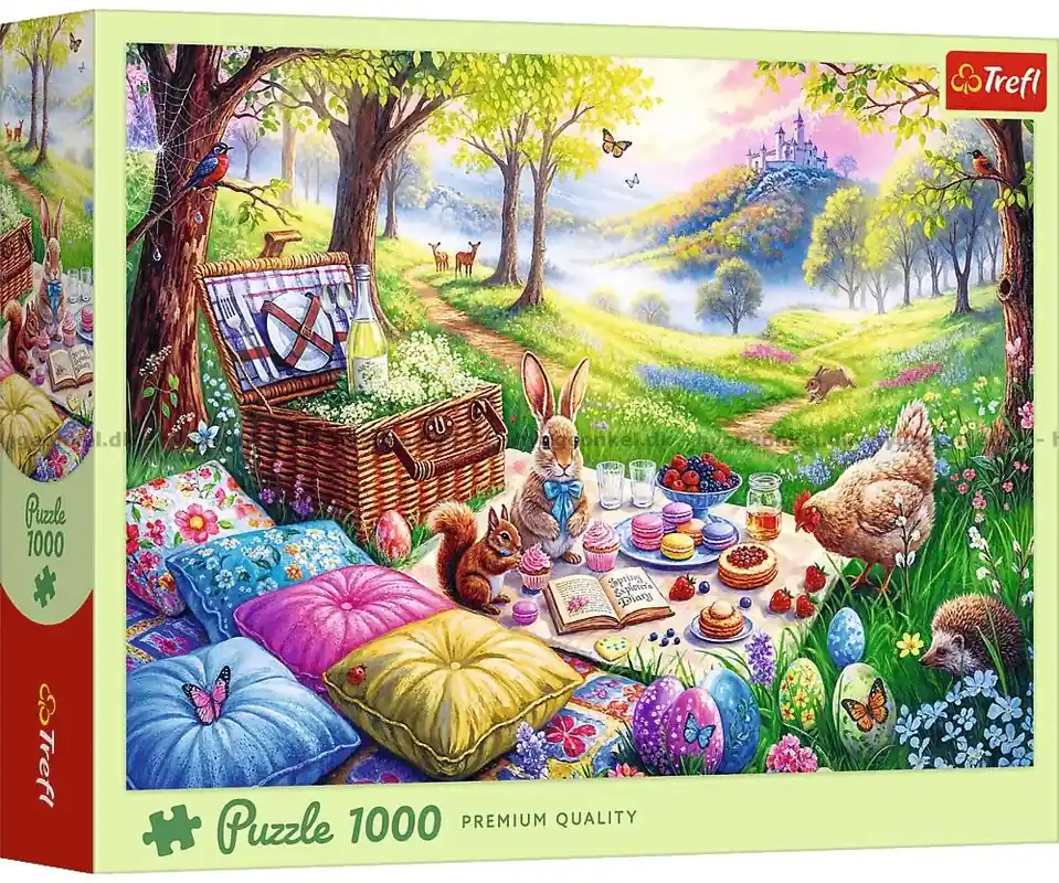 Väl omtyckt - Picknick vid påsktid, 1000 bitar