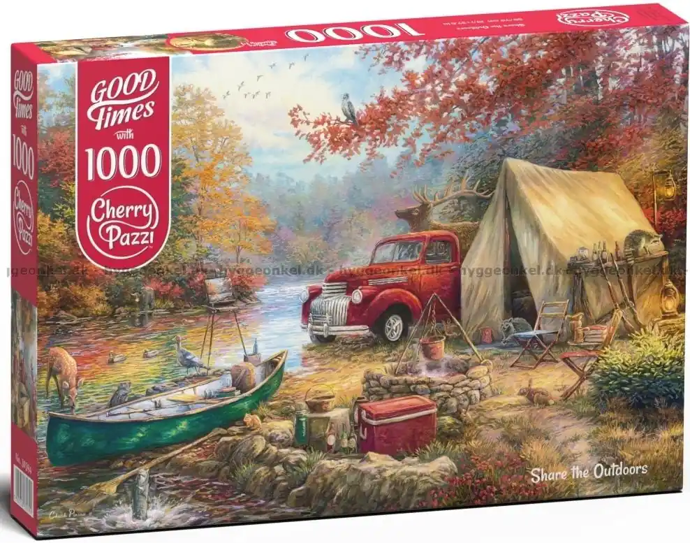 Pinson Friluftslivets njutning, 1000 bitar - Finns nu