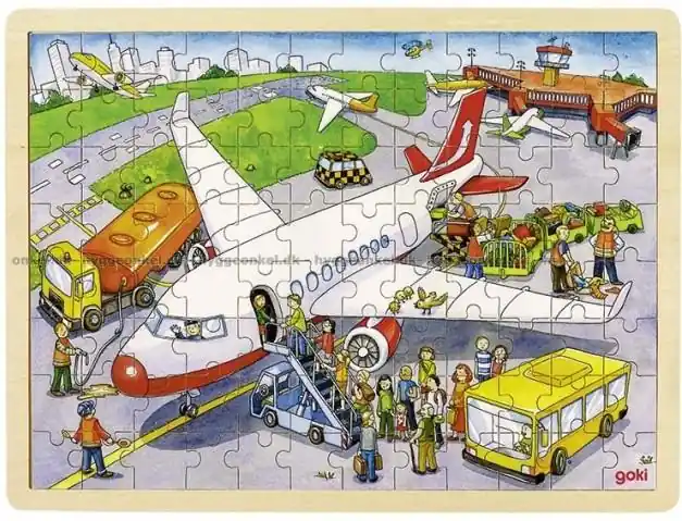Extra rabatt - På flygplatsen - Rampussel, 96 bitar