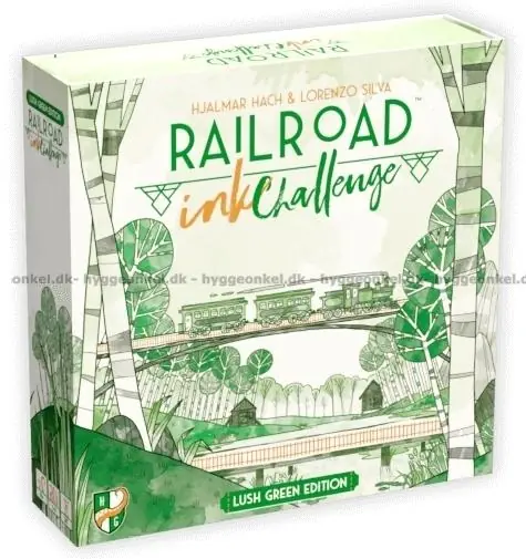 Favorit hos kunderna - Railroad Ink Challenge Lush Green