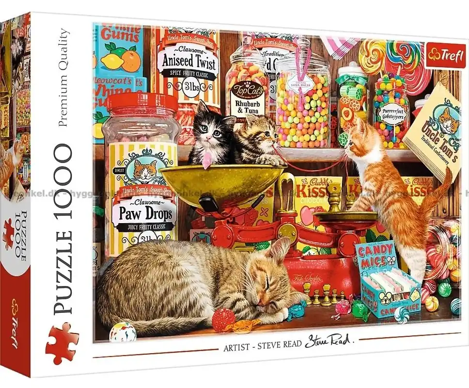 Specialpris - Read Katter älskar söta saker, 1000 bitar