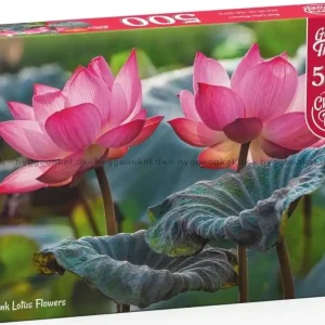 Rosa Lotusblomma, 500 bitar | Toppkvalitet