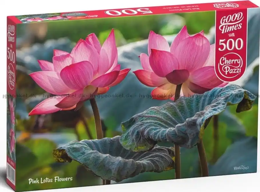 Rosa Lotusblomma, 500 bitar | Toppkvalitet