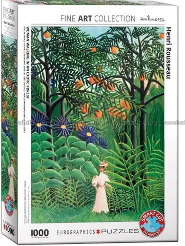 Begränsat antal | Rousseau Woman in an Exotic Forest, 1000 bitar