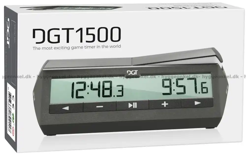 Slutrea - Schackklocka DGT1500 - Grå