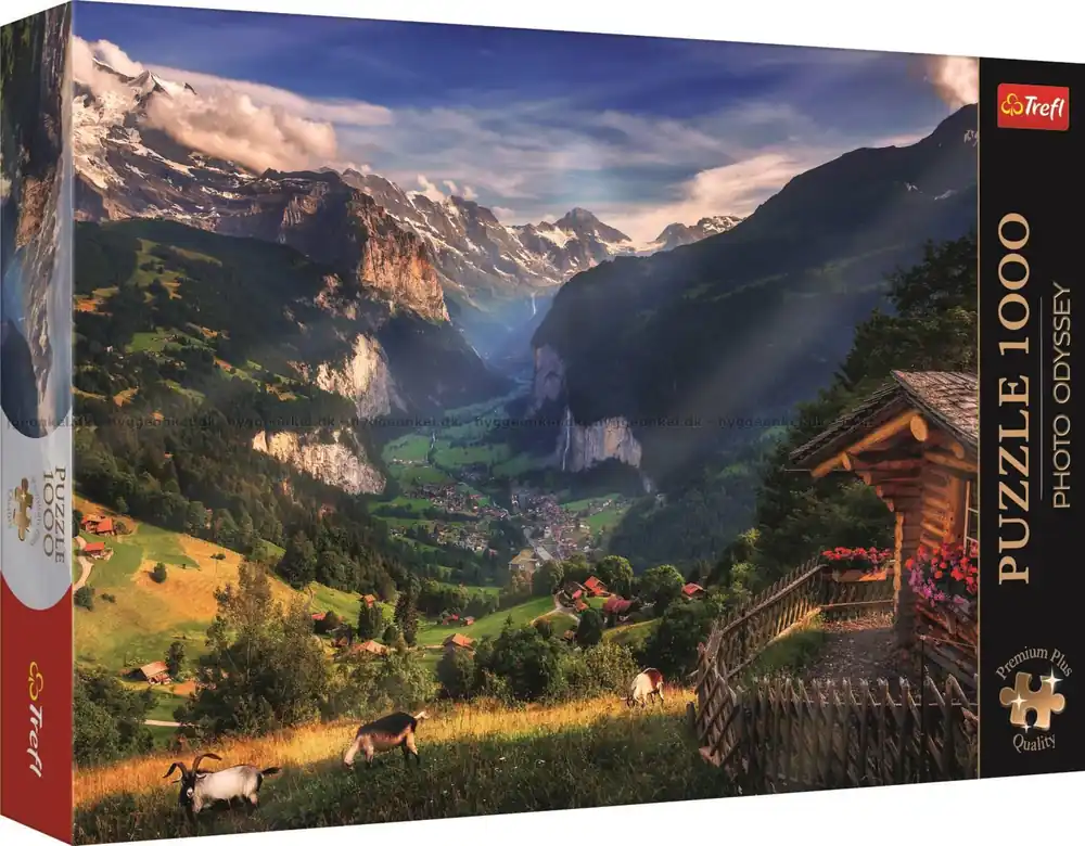 Schweiz Lauterbrunnen, 1000 bitar - Kanonerbjudande