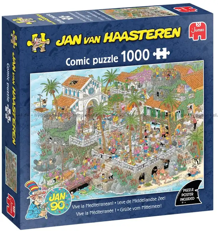 Semesterkaos vid Medelhavet, 1000 bitar | Mycket populär