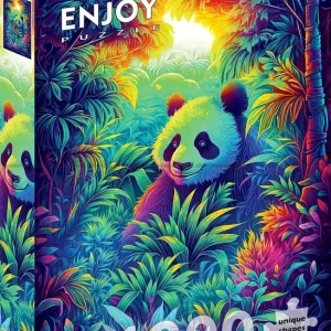 Extra bra pris | Solstrålar och panda, 1000 bitar