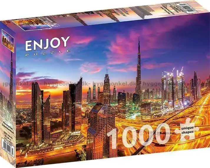 Köp nu - Soluppgång över Dubai, 1000 bitar