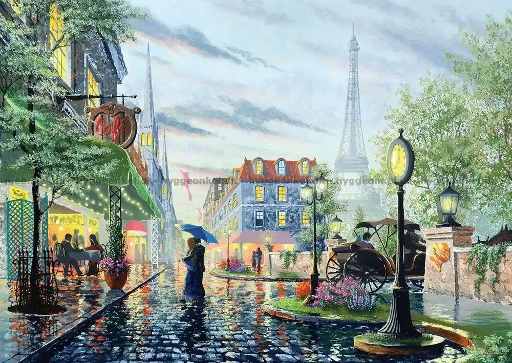 Precis lanserat - Sommeregn i Paris, 2000 bitar