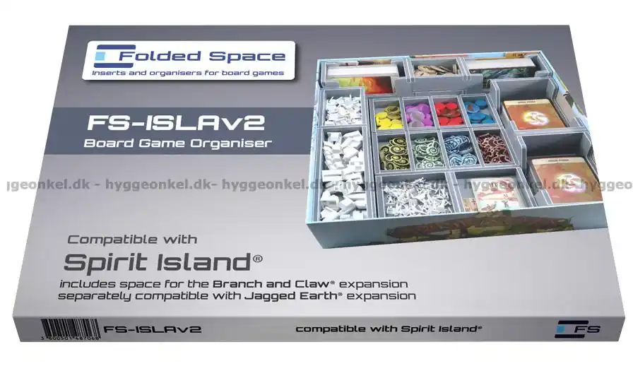 Spirit Island Insert - Folded Space (v2) | Hög kvalitet