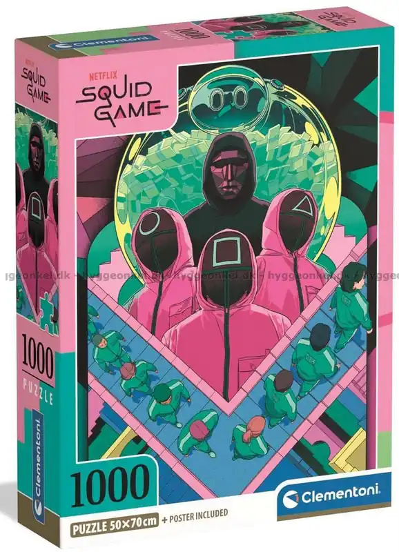 Erbjudande | Squid Game 2 Vakter, 1000 bitar