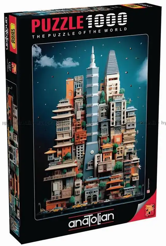 Stadsbilden Taipei, 1000 bitar | Kampanjen går snart ut
