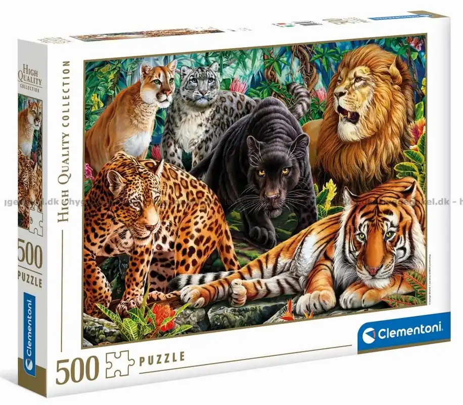 Kundfavorit | Stora katter, 500 bitar