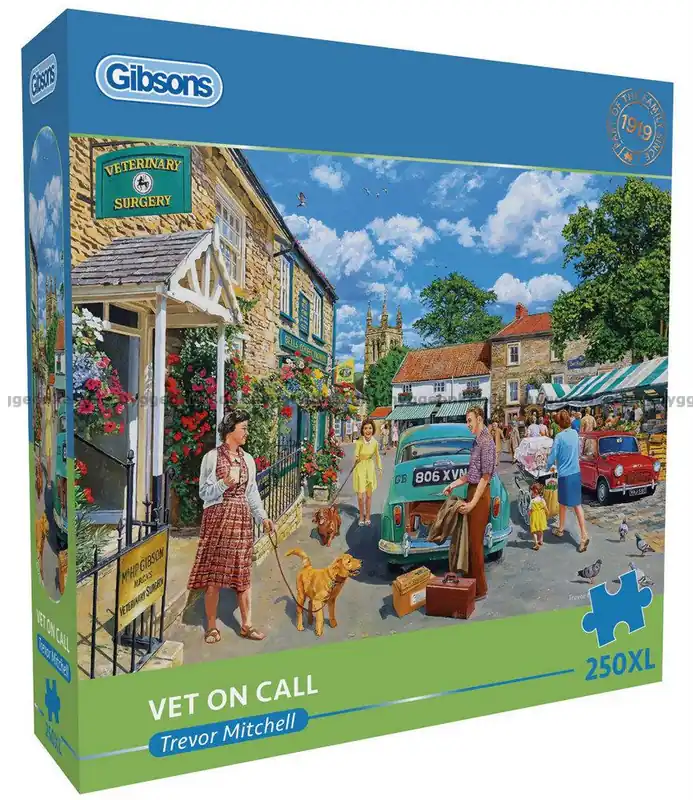 T. Mitchell Besök hos veterinären, 250 bitar - Gratis retur