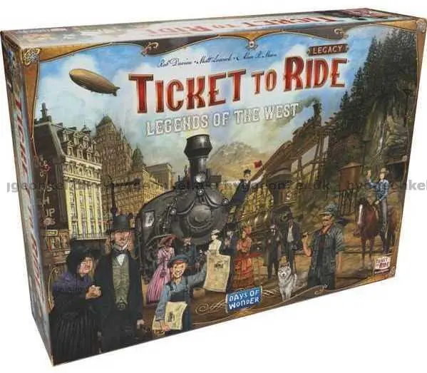 Ticket to Ride Legacy Legends of the West - Rabatt