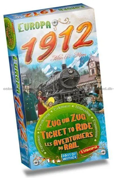Handla säkert - Ticket to Ride Europa 1912