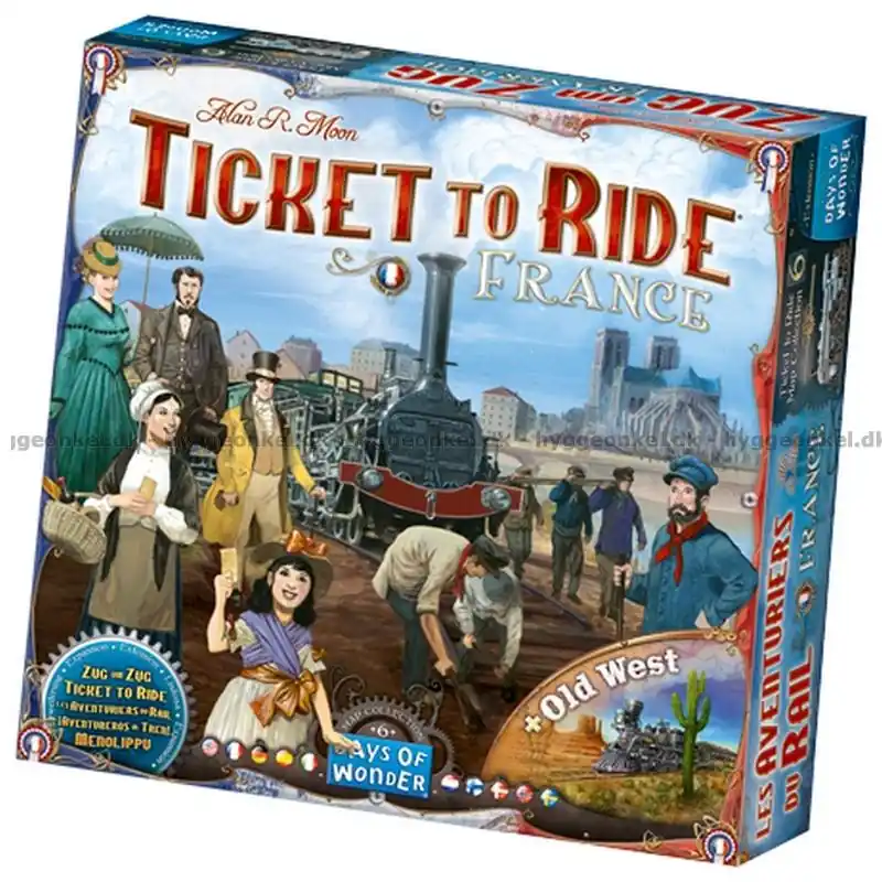 Ticket to Ride France & Old West - Sista chansen