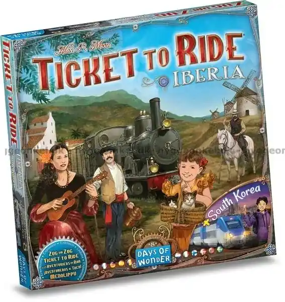 Rekommenderas - Ticket to Ride Iberia & South Korea
