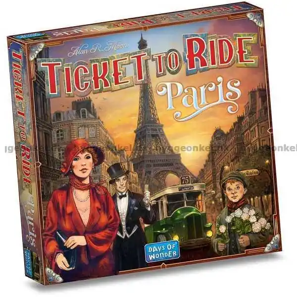 Ticket to Ride Paris - Mycket populär