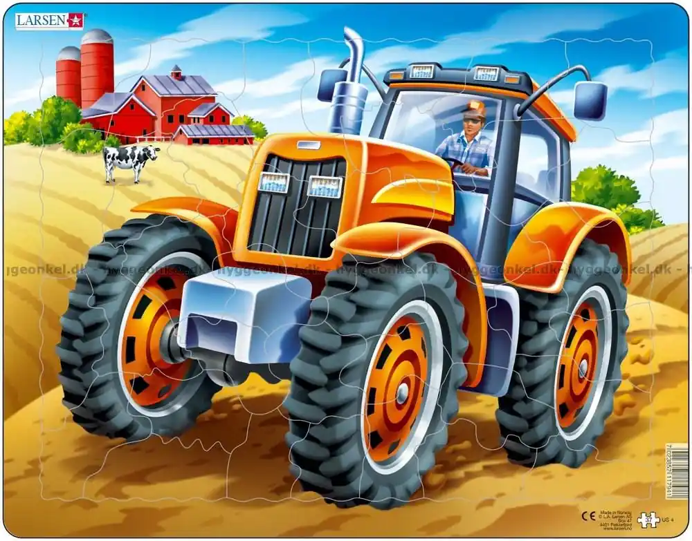 Enkel retur - Traktor - Rampussel, 37 bitar