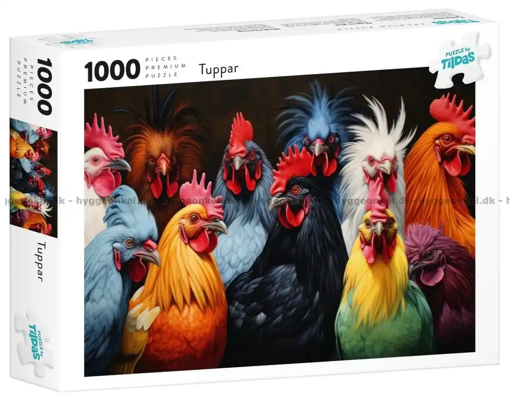 Mycket efterfrågad - Tuppar, 1000 bitar