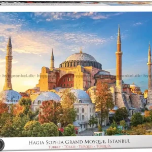Turkiet Hagia Sophia i gyllene ljus, 1000 bitar - Mycket populär