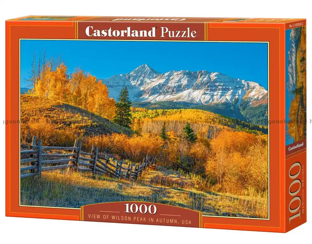 Handla säkert - USA Wilson Peak på hösten, 1000 bitar