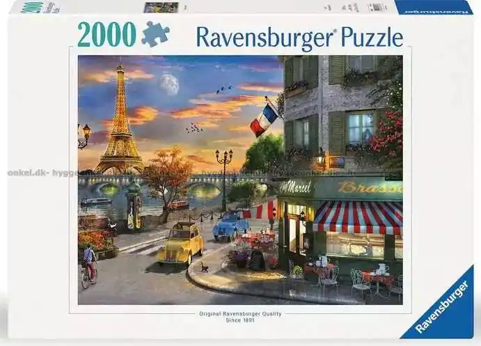 Handla nu - Utsikt över Eiffeltornet, 2000 bitar