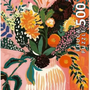 Bra pris just nu - Vasen med vilda blommor, 500 bitar