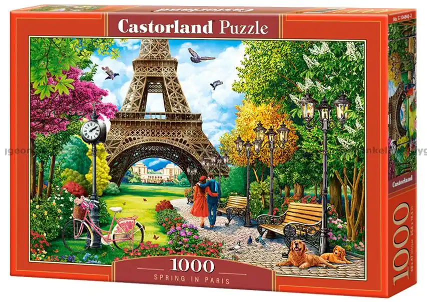 Vår i Paris, 1000 bitar - Begränsat lager