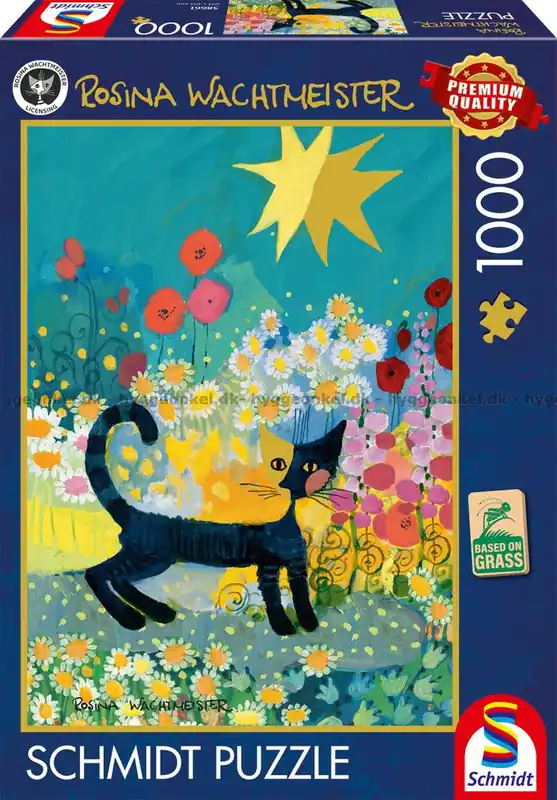 Kanonerbjudande | Wachtmeister Katten i blomsterhavet, 1000 bitar