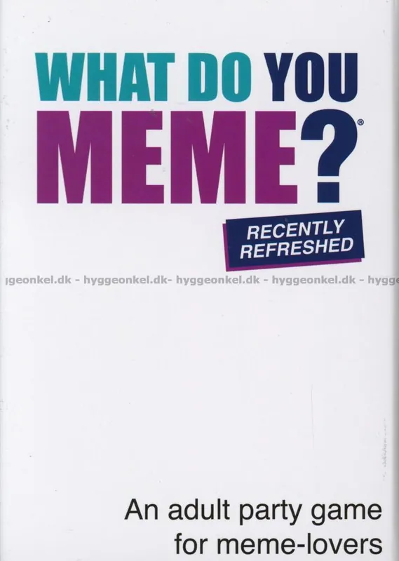 What Do You Meme? US edition | Snart slut