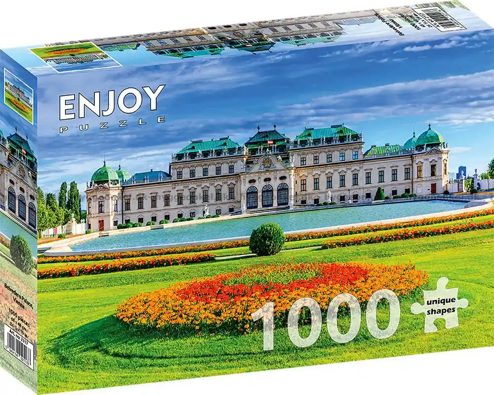 Wien Belvedere-slottet, 1000 bitar - Passa på nu