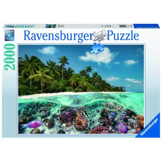 Trygg betalning - Ravensburger pussel A Dive In The Maldives 2000 Bitar